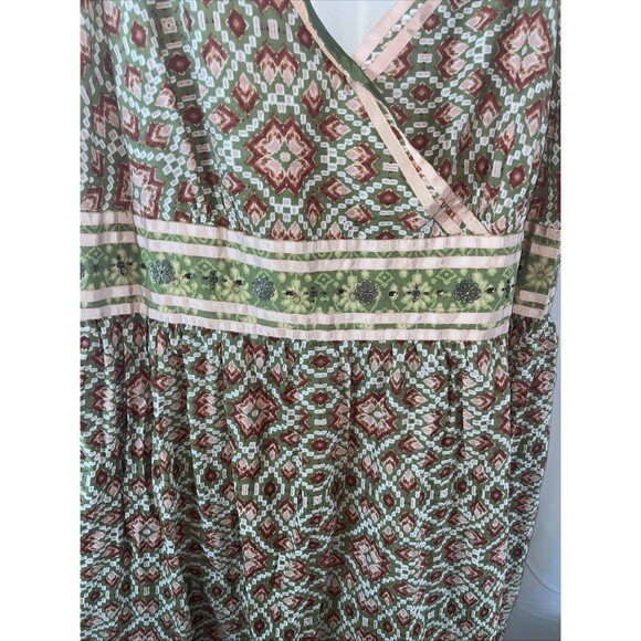 Signatureby Robbie Bee Women’s Plus Midi Dress Size 24W Sleeveless Empire Waist - Picture 3 of 9